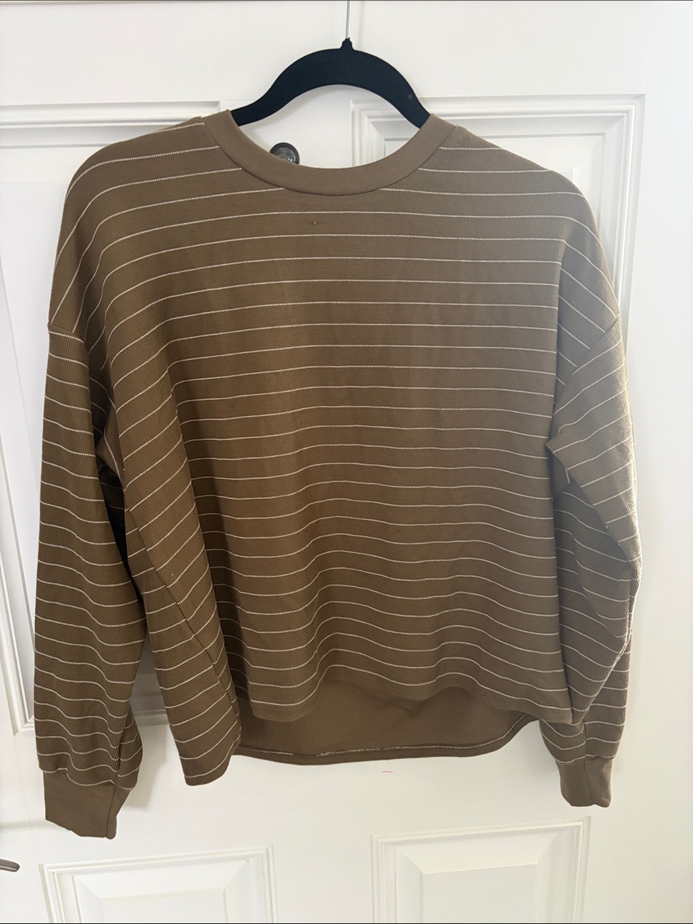 Forever 21 Crewneck Sweater with White Stripes